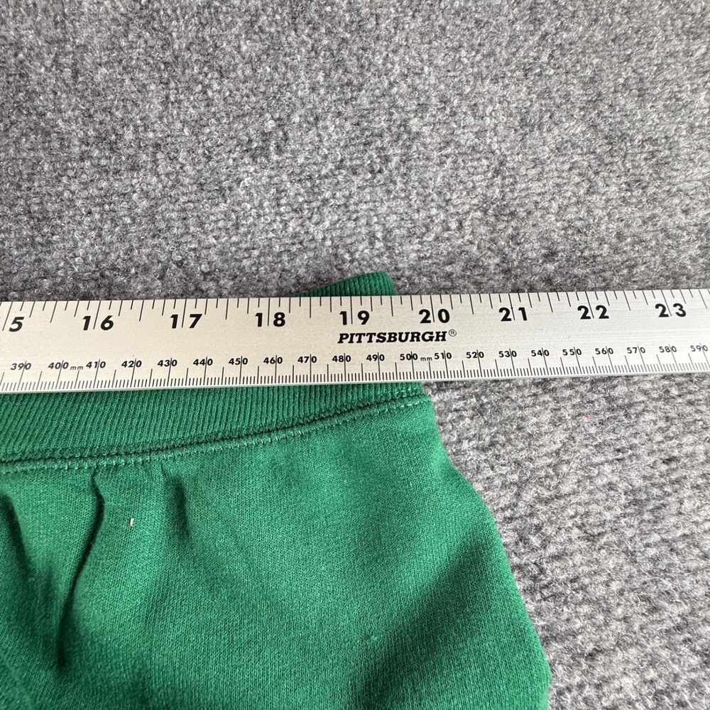 Fruit of the Loom Mens 2XL Green Blank Fleece Crewneck Sweatshirt Pullover
